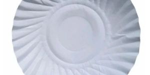 6 Inch Plain Butter Wrinkle Paper Plate