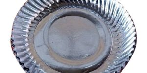 8 Inch Silver Foil Wrinkle Paper Plate