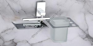 Stainless Steel Soap Dish with Tumbler Holder