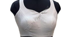 Halter Neck Sequin Blouse