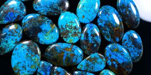 Blue Shattuckite Cabochon Gemstone