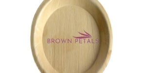 8 Inch Round Areca Leaf Plate