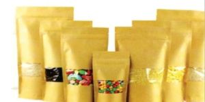 Plain Polyester Standy Pouch