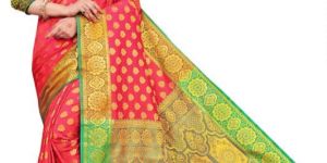 Red Banarasi Silk Saree