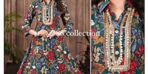 Rayon Foil Foil Tulip Pant