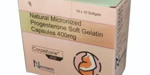 400mg Natural Micronized Progesterone Soft Gelatin Capsules