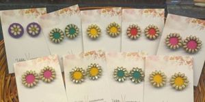 Fabric Earrings