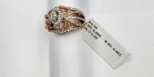 JCLR24 Ladies Gold Diamond Ring