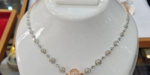 JCNC5 Ladies Gold Diamond Necklace Set