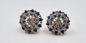 JCT1 Ladies Diamond Gold Earrings