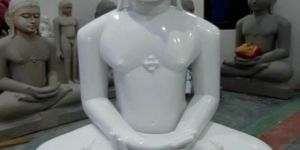 Marble Digamber Jain Statue