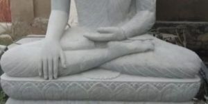 Marble Mahavir Jain Statue