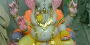 Multicolor Marble Ganesh Statue