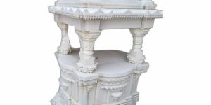 White Makrana Marble Temple