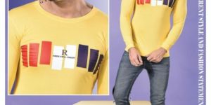 Round neck full sleeve t-shirt Sinker hosiery