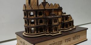 Wooden RAM Mandir Momento