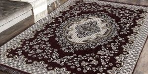 Floral Cotton Carpet 5x7 Ft