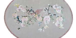 Round Fine Hand Tufted Carpet