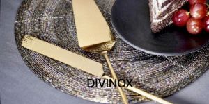 Gold Plated Cake Server