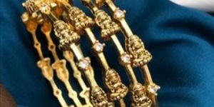 Matfinish Gold Bangles