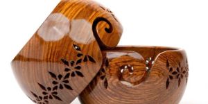 Wooden Yarn Bowl