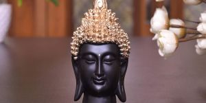 GAUTAM BUDDHA HEAD FIGURINE IDOL