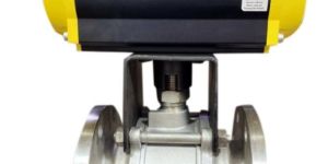 3 Piece Design Pneumatic Operated Ball Valves