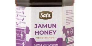 Jamun Honey 350g Organic Honey Raw Unprocessed Honey 100% Pure Natural Honey Support Blood Sugar Level and Anti-Aging