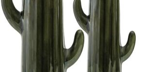 Cactus Shaped Ceramic Vase