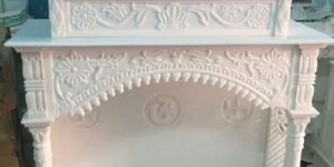 White Makrana Marble Mandir