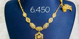Golden Arabic Light Weight Necklace