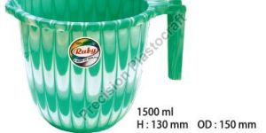 1500ml Double Color Plastic Mug