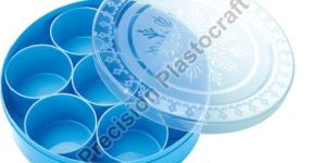 Plastic Round Masala Box