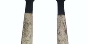 Polished Buffalo Horn Serving Spoon Set