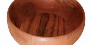 Round Wooden Bowl