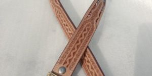 Hand Tool Carving Leather Men Belt