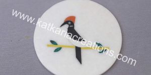 Bird Inlay Coaster Set