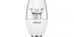 4.9W Osram Plastic LED Candle Dimmable Bulb