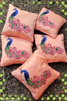 Designer Embroidered Cushion