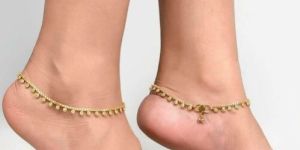 Gold Plated Brass Anklet