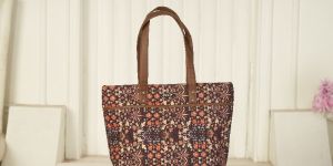 Flyit Floral Canvas Tote Hand Bag