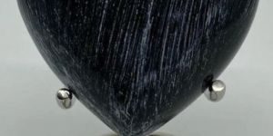 Black Heart Shaped Cremation Urn