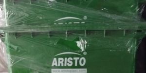 1100 Litre Green Plastic Wheeled Garbage Bin