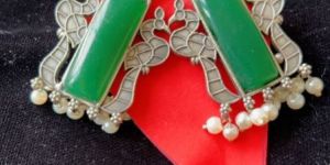 Silver Replica Earrings Set