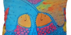 Multicolor Cushion Cover