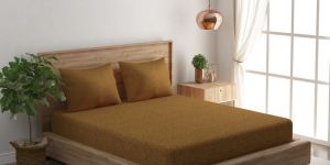 Plain Woolen Bed Sheet Set