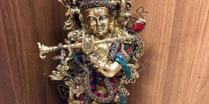 Brass Krishna Statue
