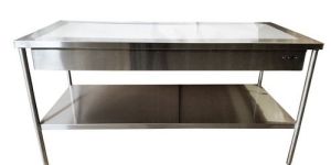 Stainless Steel Linen Folding and Inspection Table
