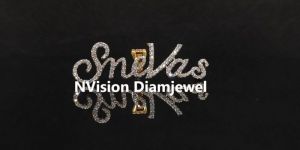 Natural Diamonds Couple Name Pendants