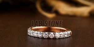 Round Cut Diamond Rose Gold Ring